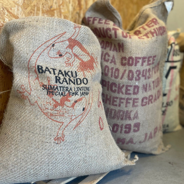 No.170_コーヒー生豆は麻袋で輸入されます